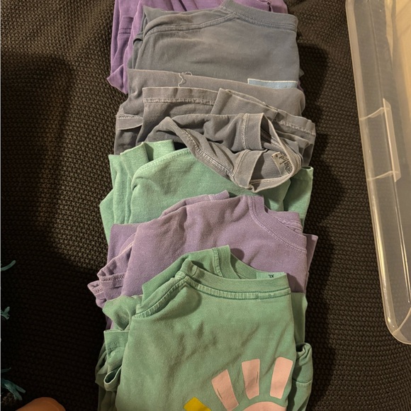 Long Sleeve Tops - Lavender, Slate, Mint - Picture 1 of 4